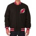 New Jersey Devils Varsity Black Wool Jacket
